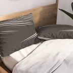 Wavy Black and Beige 13 Pillow Sham Gallery Image 2