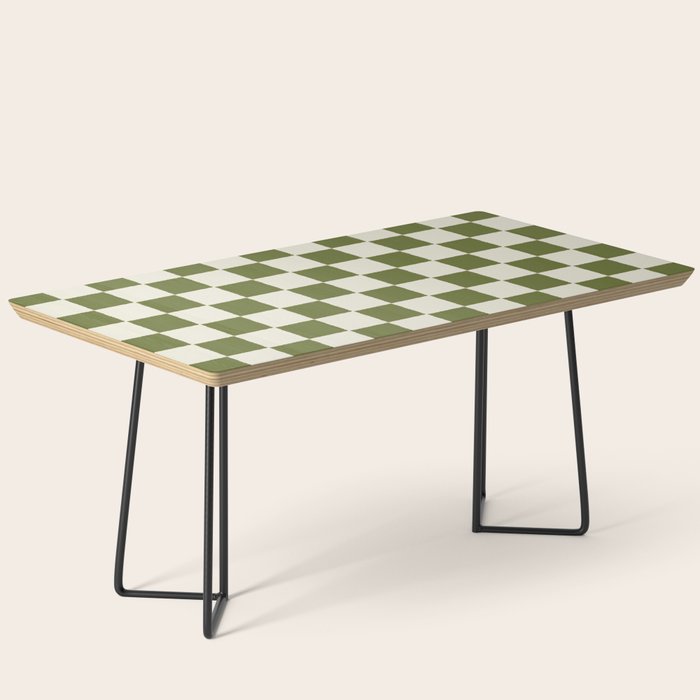 DESERT CHECKER OLIVE Coffee Table Gallery Image 1