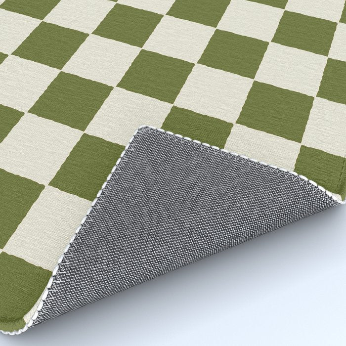 DESERT CHECKER OLIVE Rug Gallery Image 4