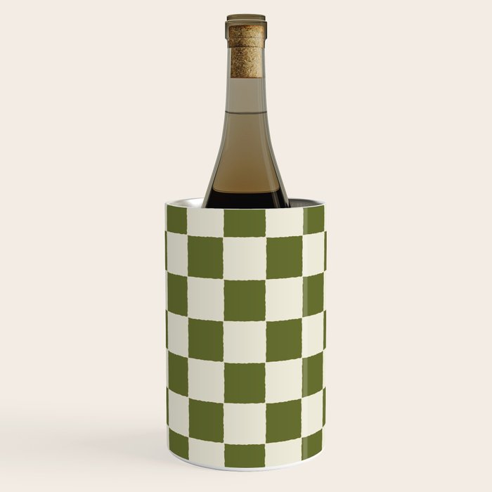 DESERT CHECKER OLIVE Wine Chiller Gallery Image 1