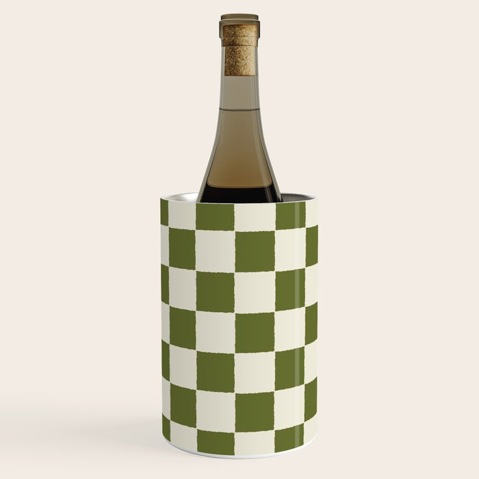 DESERT CHECKER OLIVE Wine Chiller Gallery Image 2