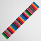 Serape Saltillo Red Table Runner Gallery Image 3