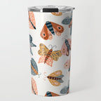 Moth Specimens â Yellow Travel Mug Gallery Image 1