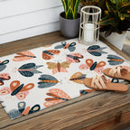 Moth Specimens â Yellow Outdoor Rug Gallery Image 2