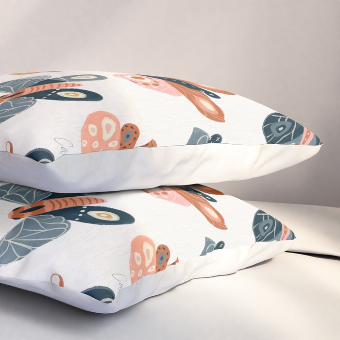 Moth Specimens â Yellow Pillow Sham Gallery Image 3