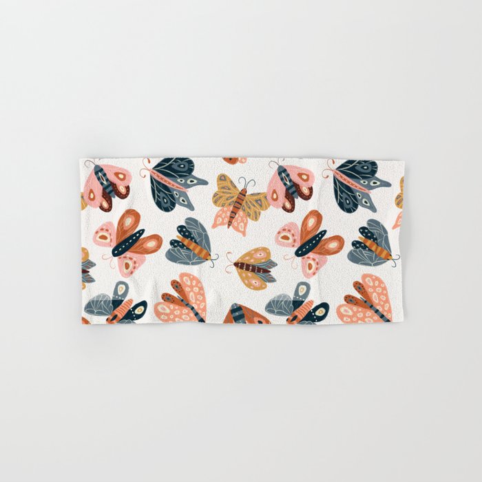 Moth Specimens â Yellow Bath Towel Gallery Image 1