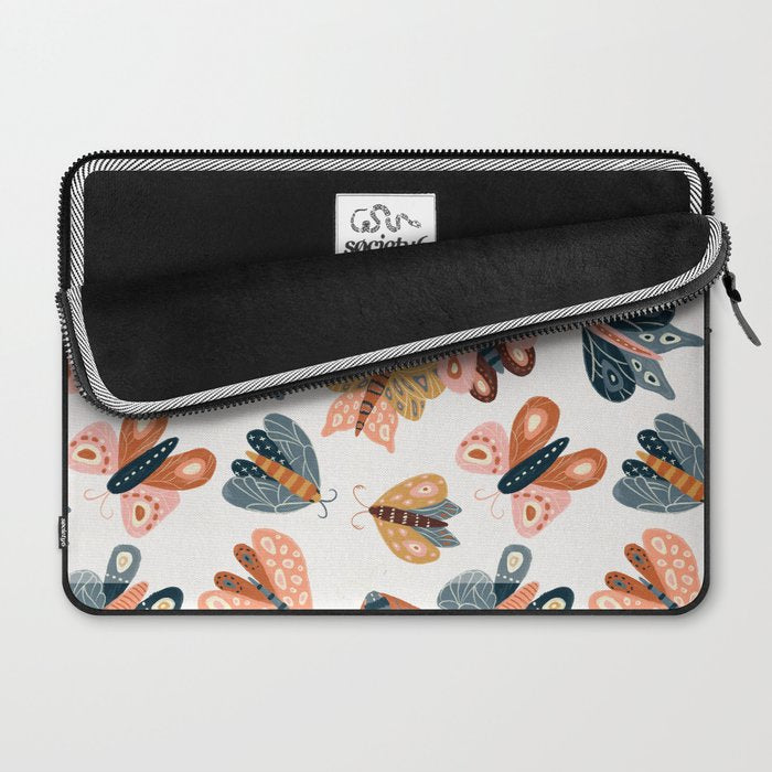 Moth Specimens â Yellow Laptop Sleeve Gallery Image 2
