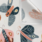 Moth Specimens â Yellow Wall Tapestry Gallery Image 3