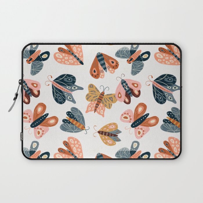 Moth Specimens â Yellow Laptop Sleeve Gallery Image 1