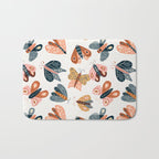 Moth Specimens â Yellow Bath Mat Gallery Image 1