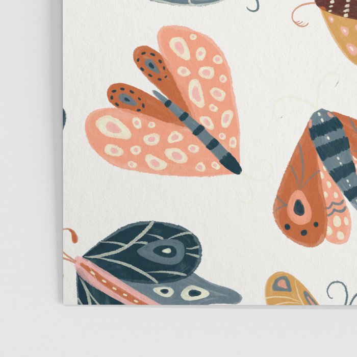 Moth Specimens â Yellow Poster Gallery Image 3