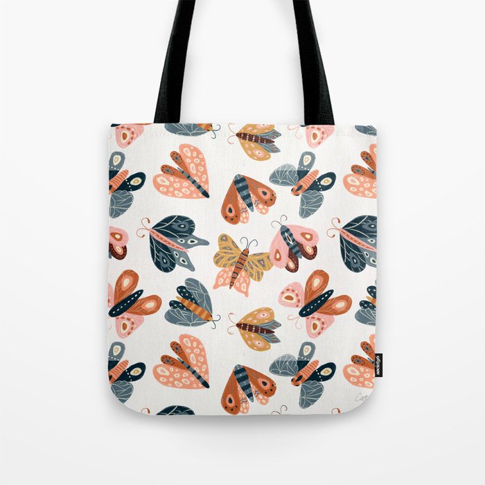 Moth Specimens â Yellow Tote Bag Gallery Image 1