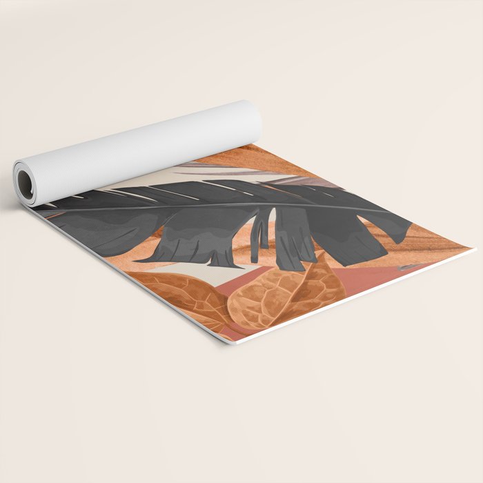 Abstract Art Tropical Leaves 160 Yoga Mat Gallery Image 2
