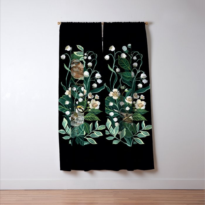Lily of The Valley Window Curtain Gallery Image 3