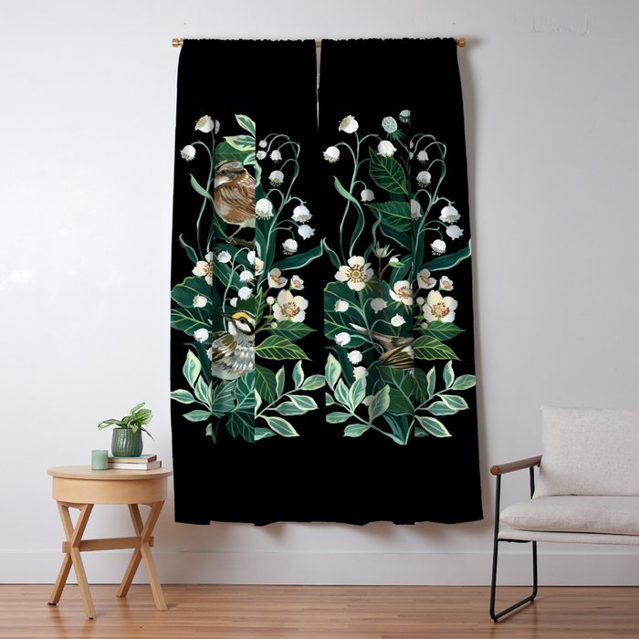 Lily of The Valley Window Curtain Gallery Image 5