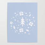 Happy Holidays monochromatic Poster Gallery Image 4