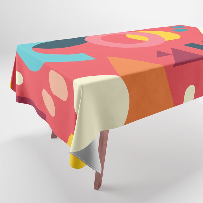 Happy Geometrics Tablecloth Gallery Image 1