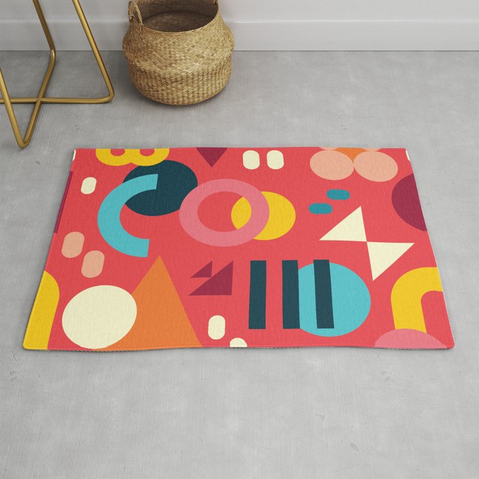 Happy Geometrics Rug Gallery Image 1