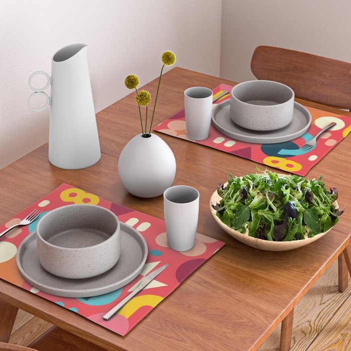 Happy Geometrics Placemat Gallery Image 2