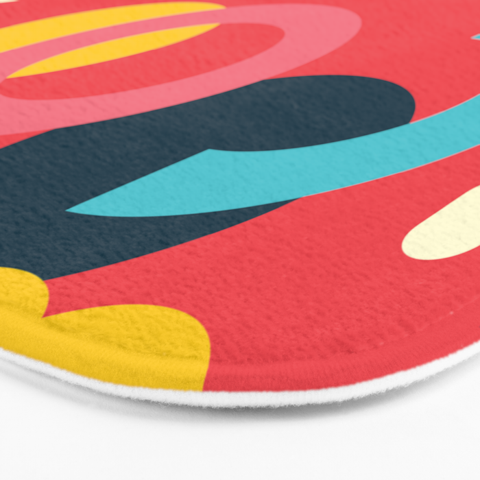 Happy Geometrics Bath Mat Gallery Image 3