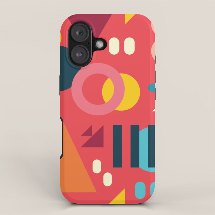 Happy Geometrics iPhone Case Gallery Image 1