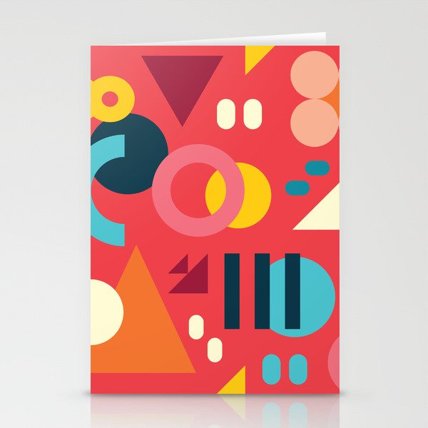 Happy Geometrics Stationery Card Gallery Image 1