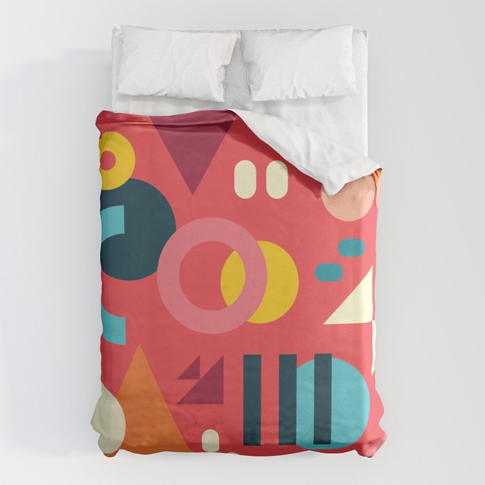 Happy Geometrics Duvet Cover Gallery Image 6