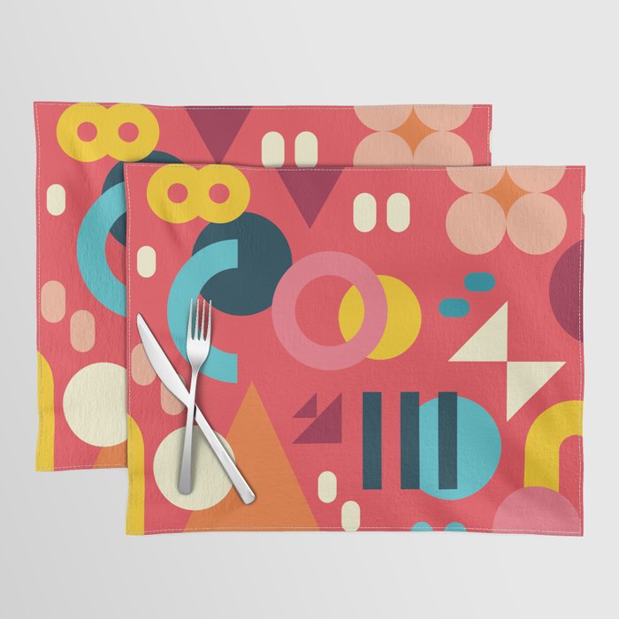 Happy Geometrics Placemat Gallery Image 1