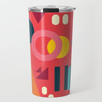 Happy Geometrics Travel Mug Gallery Image 1