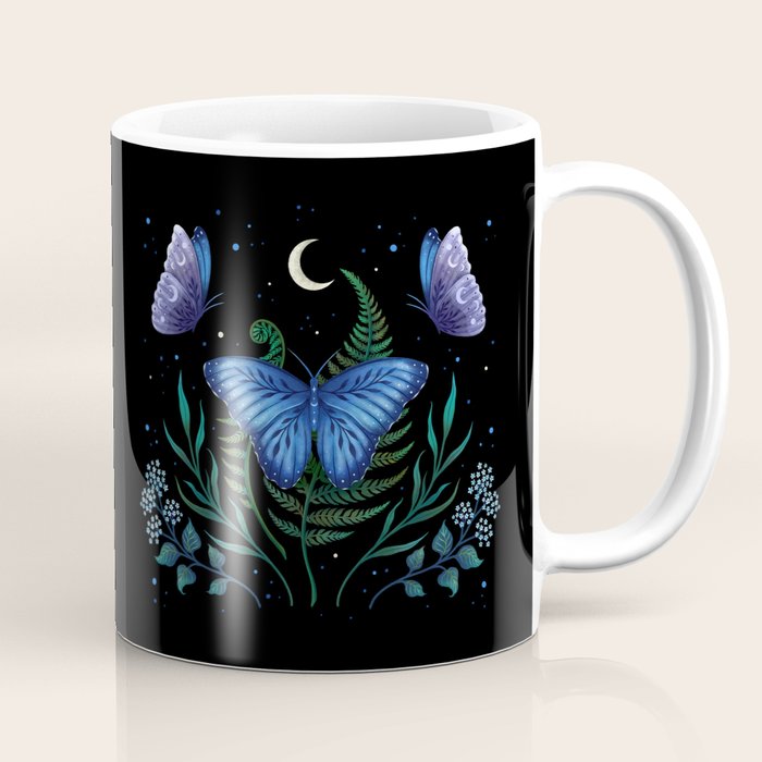 Blue Morpho Butterfly Coffee Mug Gallery Image 1