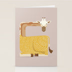 Whimsical Giraffe Stationery Card Gallery Image 2