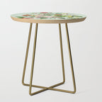 Persimmon Botanical Bloom Mint Green  Side Table Gallery Image 1