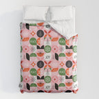 Mid Century Modern Christmas Shapes  Duvet Cover Gallery Image 6
