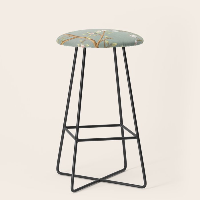 Romantic Chinoiserie Pearl Garden Stool Gallery Image 1