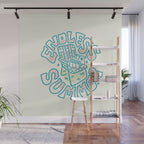 Summer (in Blue) Wall Mural Gallery Image 1