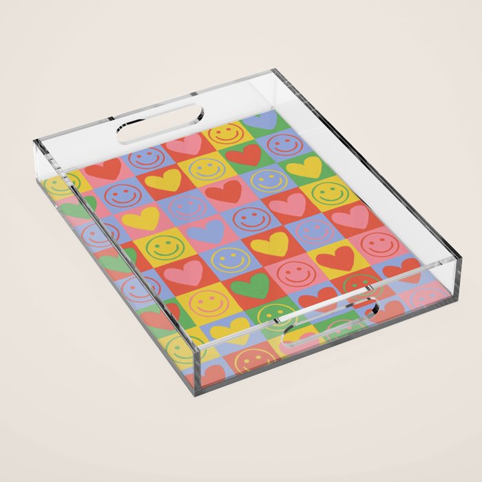 90s smiles Acrylic Tray Gallery Image 1