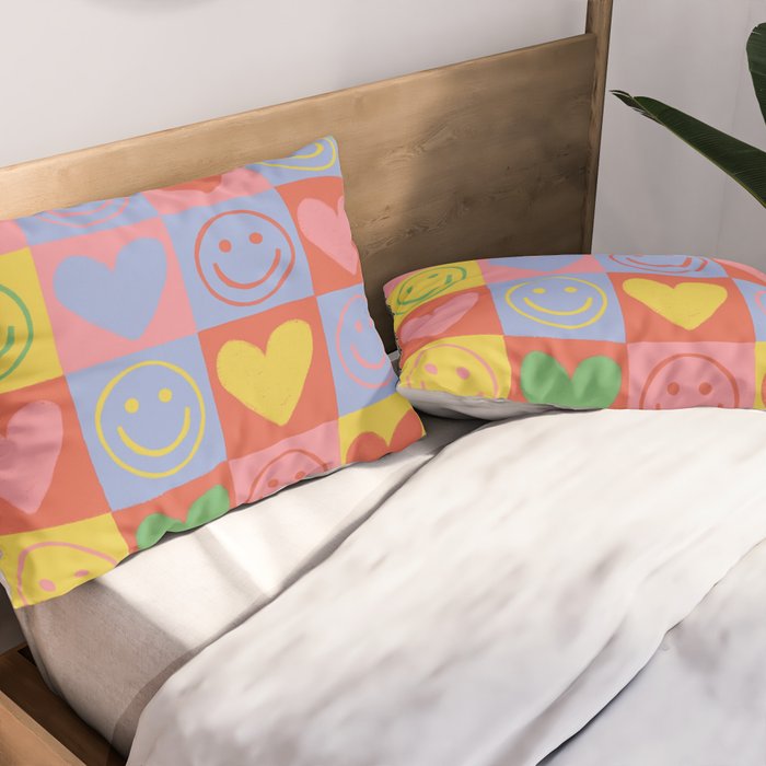 90s smiles Pillow Sham Gallery Image 2