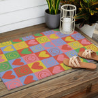 90s smiles Outdoor Rug Gallery Image 2