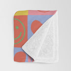 90s smiles Throw Blanket Gallery Image 3