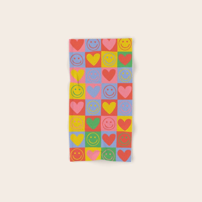 90s smiles Bath Towel Gallery Image 1