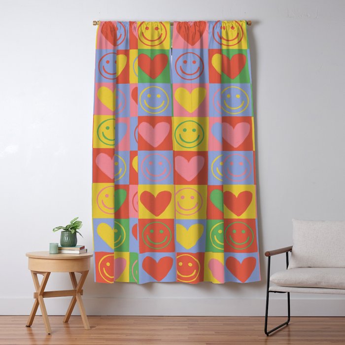 90s smiles Window Curtain Gallery Image 1