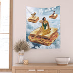 Sandwich Airlines - Come fly with us! Wall Tapestry Gallery Image 2