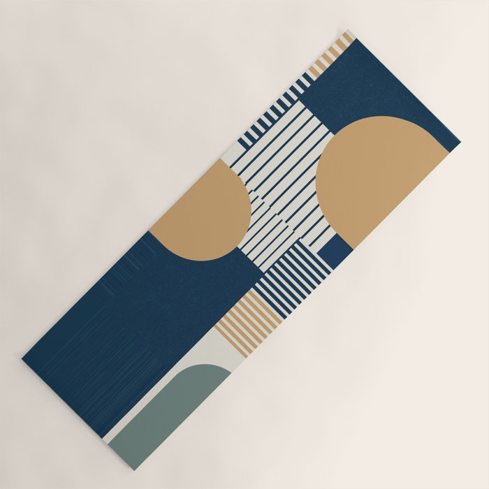 Cool Color Pallette Pattern Yoga Mat Gallery Image 1