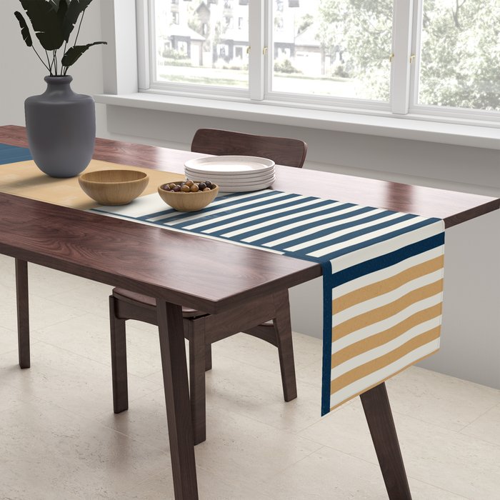 Cool Color Pallette Pattern Table Runner Gallery Image 2