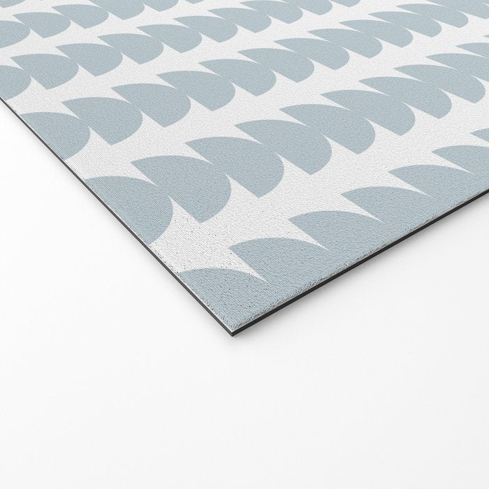 Maude Pattern - Natural Blue Welcome Mat Gallery Image 2