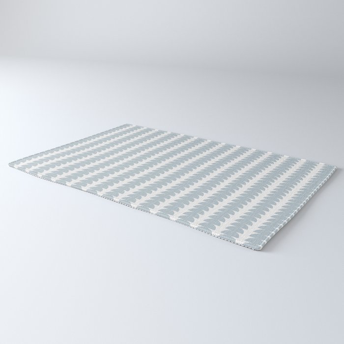 Maude Pattern - Natural Blue Rug Gallery Image 3