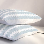 Maude Pattern - Natural Blue Pillow Sham Gallery Image 3
