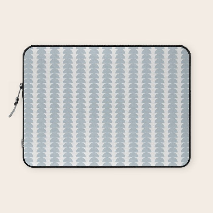 Maude Pattern - Natural Blue Laptop Sleeve Gallery Image 1