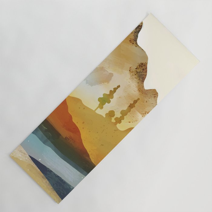 Morning by the mountain stream Yoga Mat Gallery Image 1