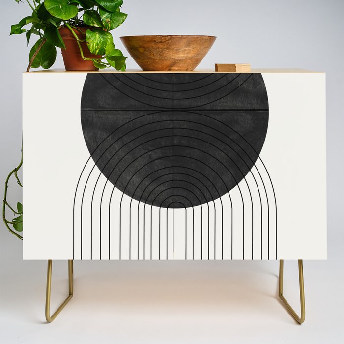 Line Art and Circle Credenza Gallery Image 1